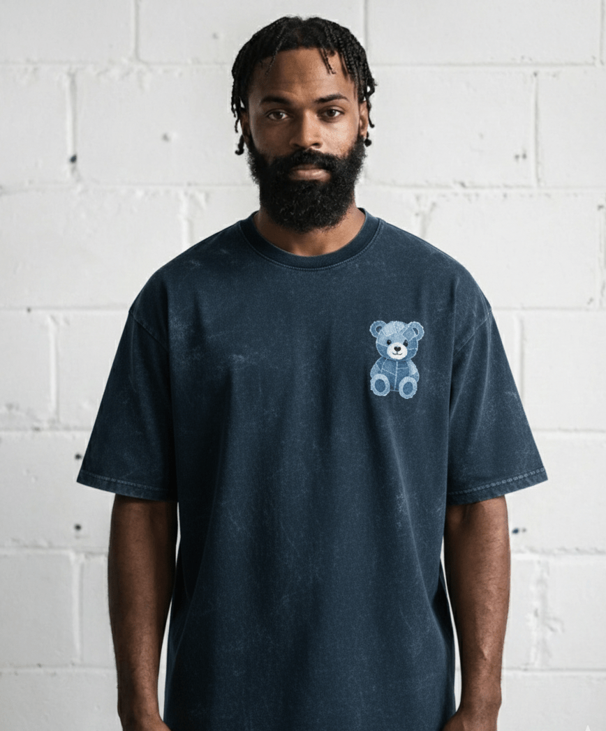 Frozen Teddy Oversized Tee - SyntaXwear