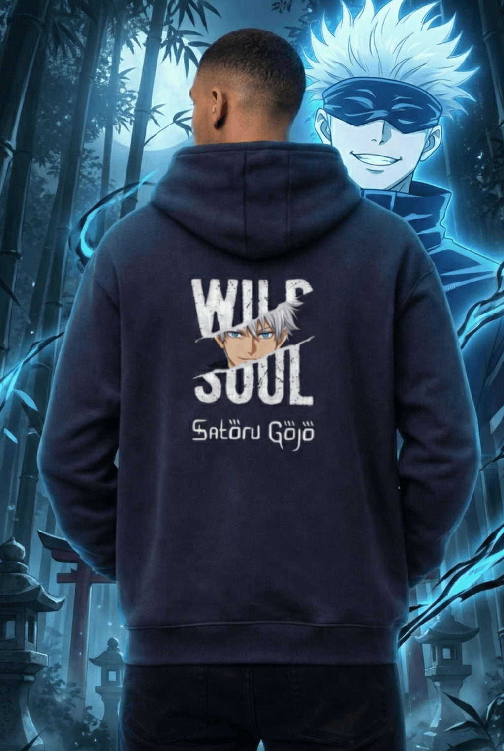 Gojo | Jujutsu Kaisen | Unisex Oversized Hoodie - SyntaXwear