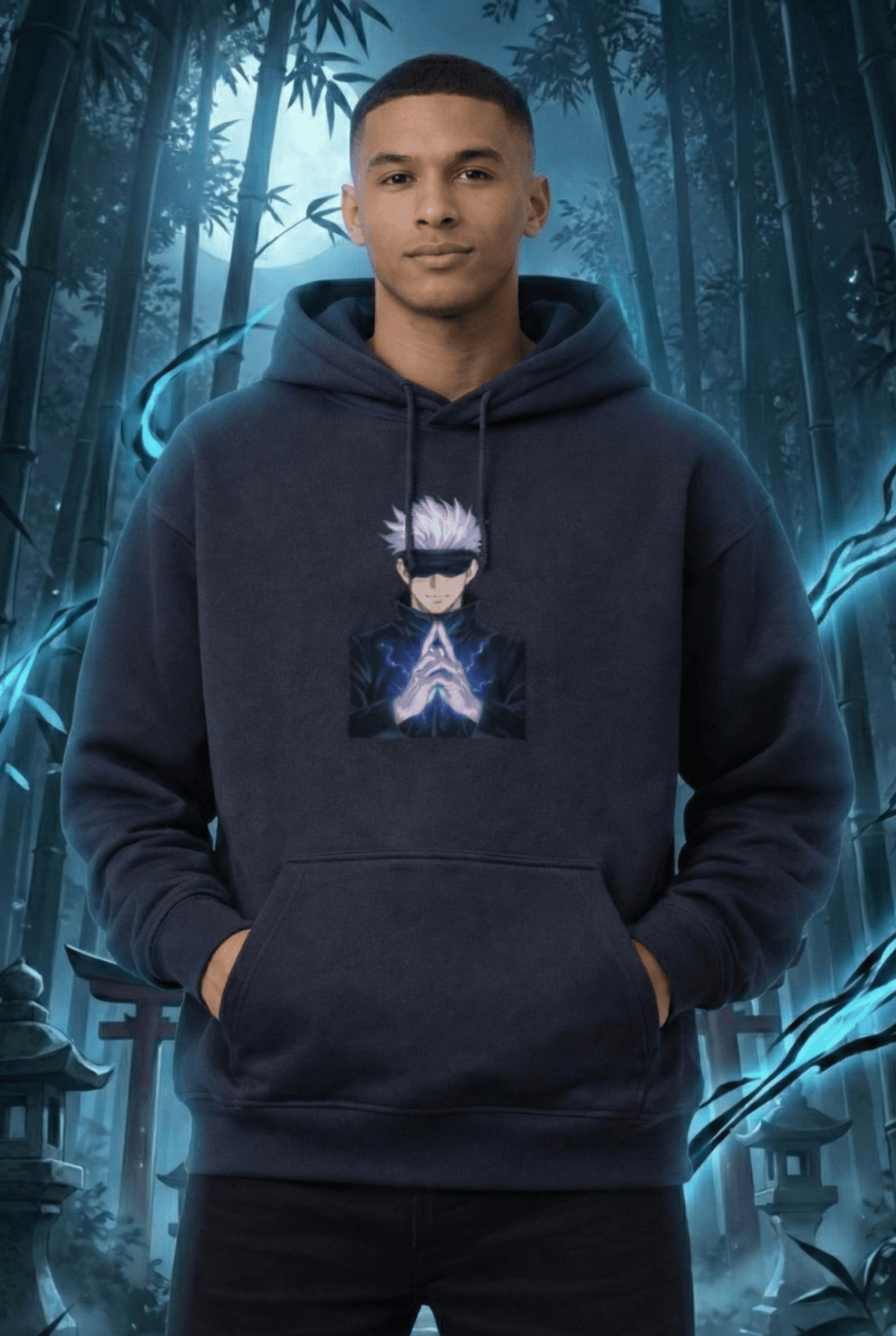 Gojo | Jujutsu Kaisen | Unisex Oversized Hoodie - SyntaXwear