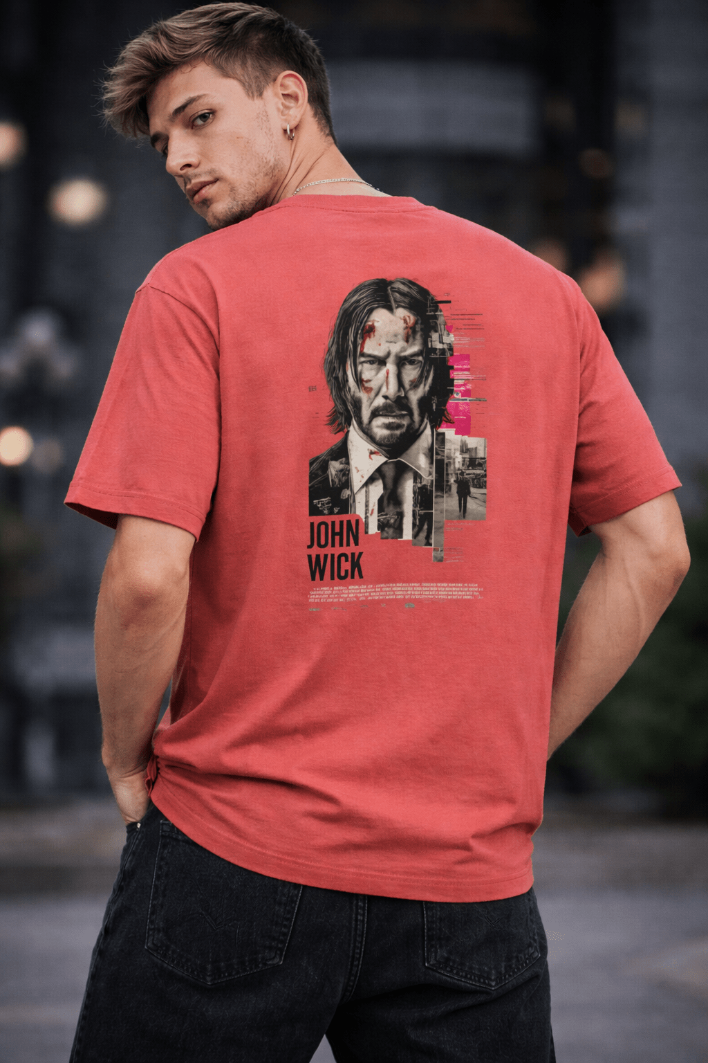 John Wick Oversized T-Shirt - SyntaXwear
