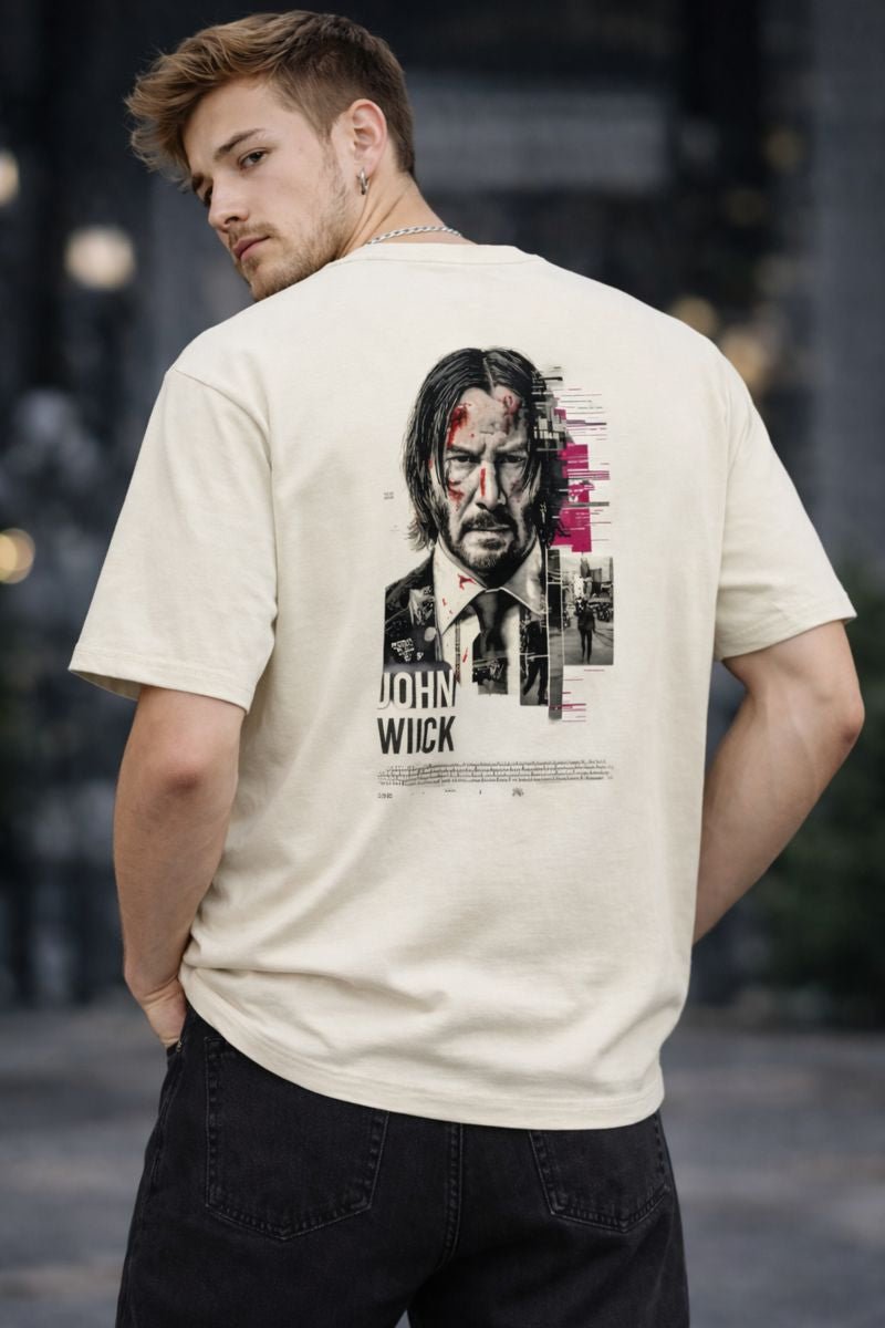 John Wick Oversized T-Shirt - SyntaXwear