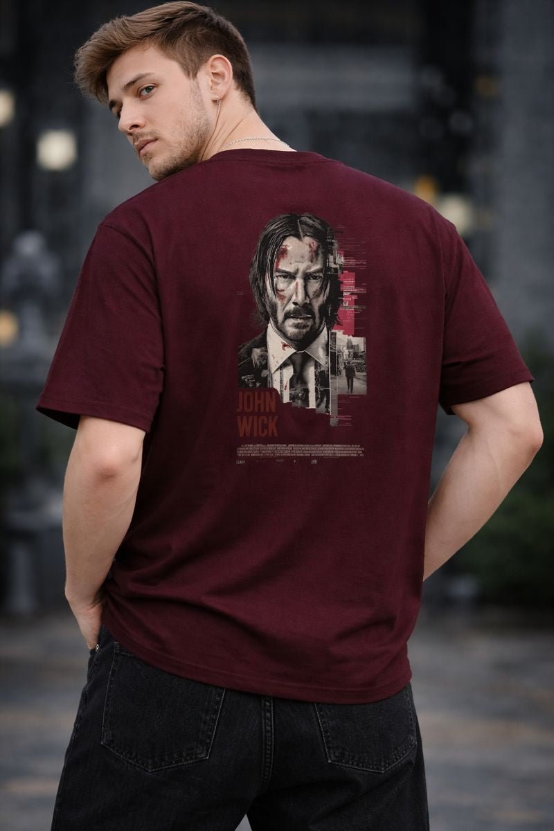 John Wick Oversized T-Shirt - SyntaXwear