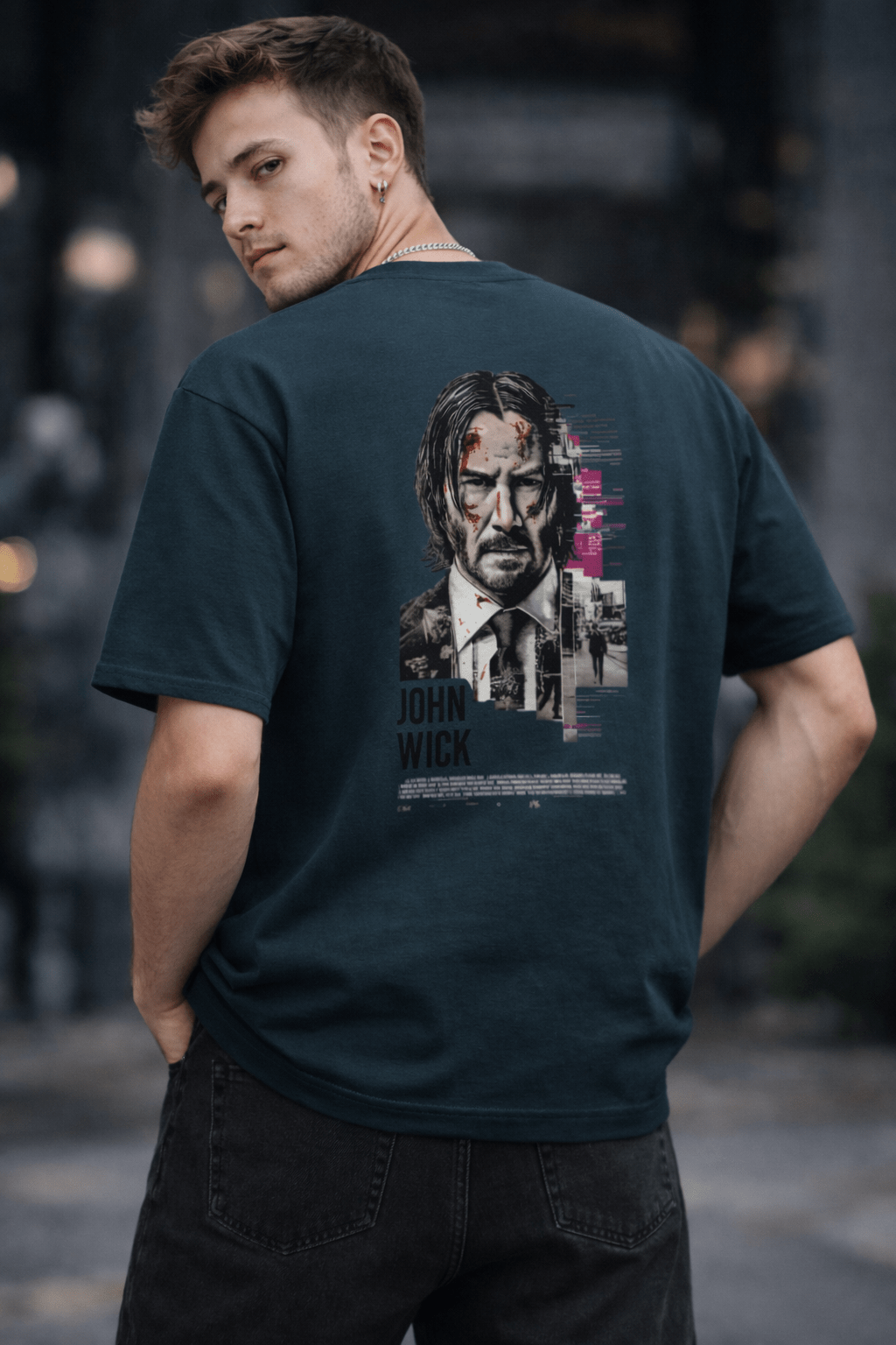 John Wick Oversized T-Shirt - SyntaXwear