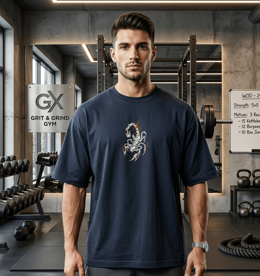 Scorpion - Wings Oversized T-Shirt - SyntaXwear