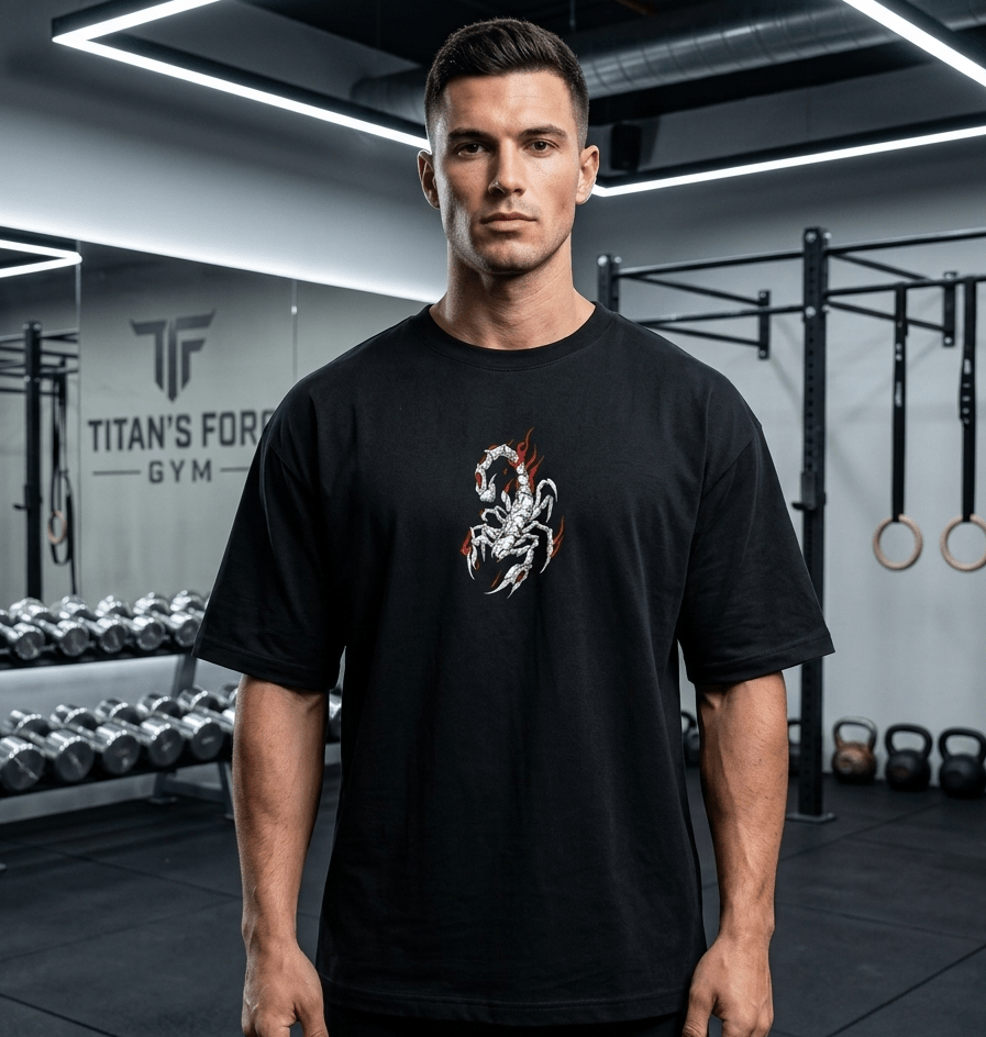 Scorpion - Wings Oversized T-Shirt - SyntaXwear