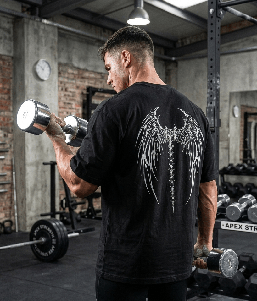 Scorpion - Wings Oversized T-Shirt - SyntaXwear