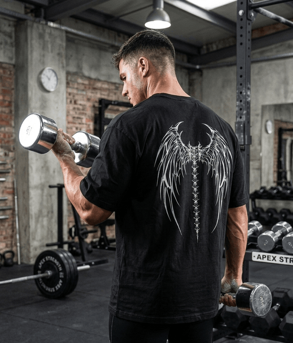 Scorpion - Wings Oversized T-Shirt - SyntaXwear