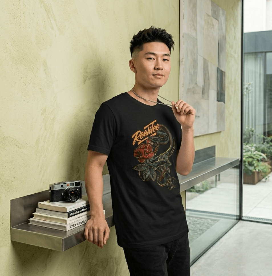 Serpent Rose Unisex Tee - SyntaXwear