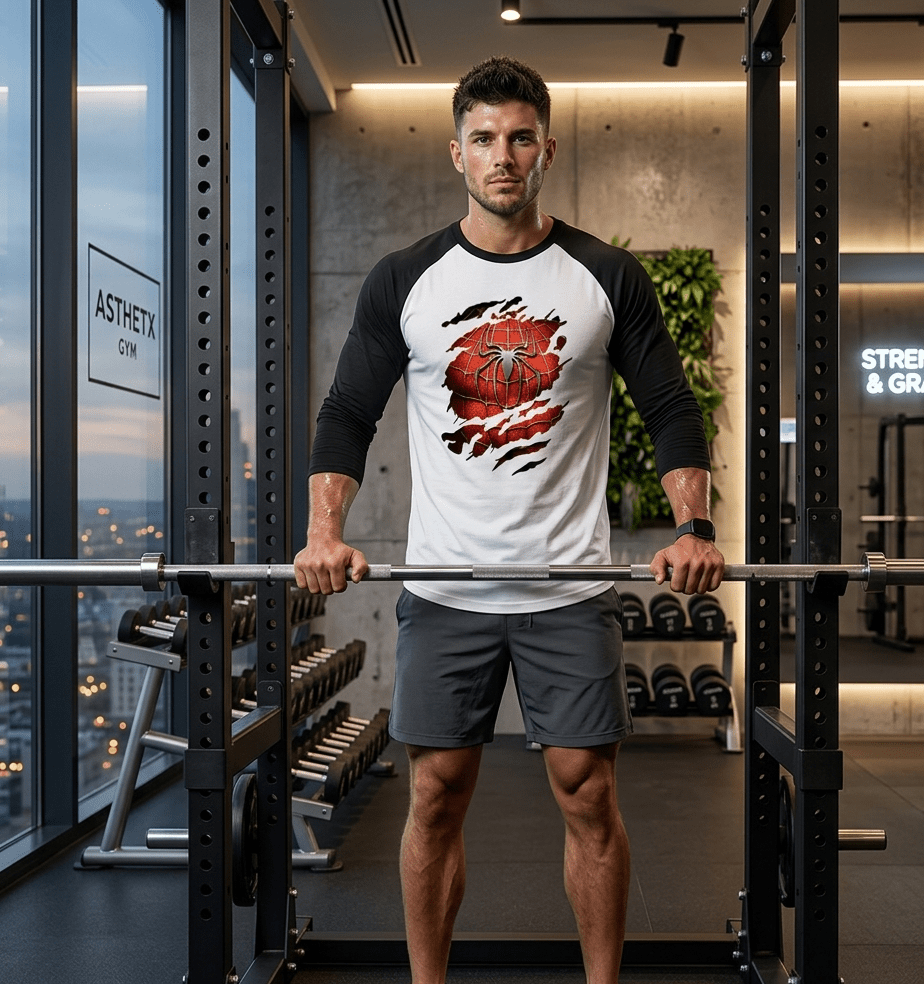 Spider - Man Raglan T-Shirt - SyntaXwear