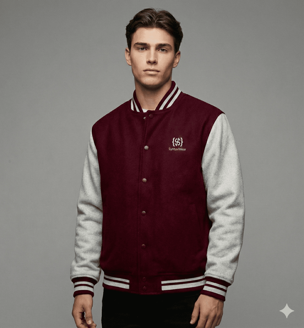 SyntaXwear Unisex Varsity Jacket - SyntaXwear
