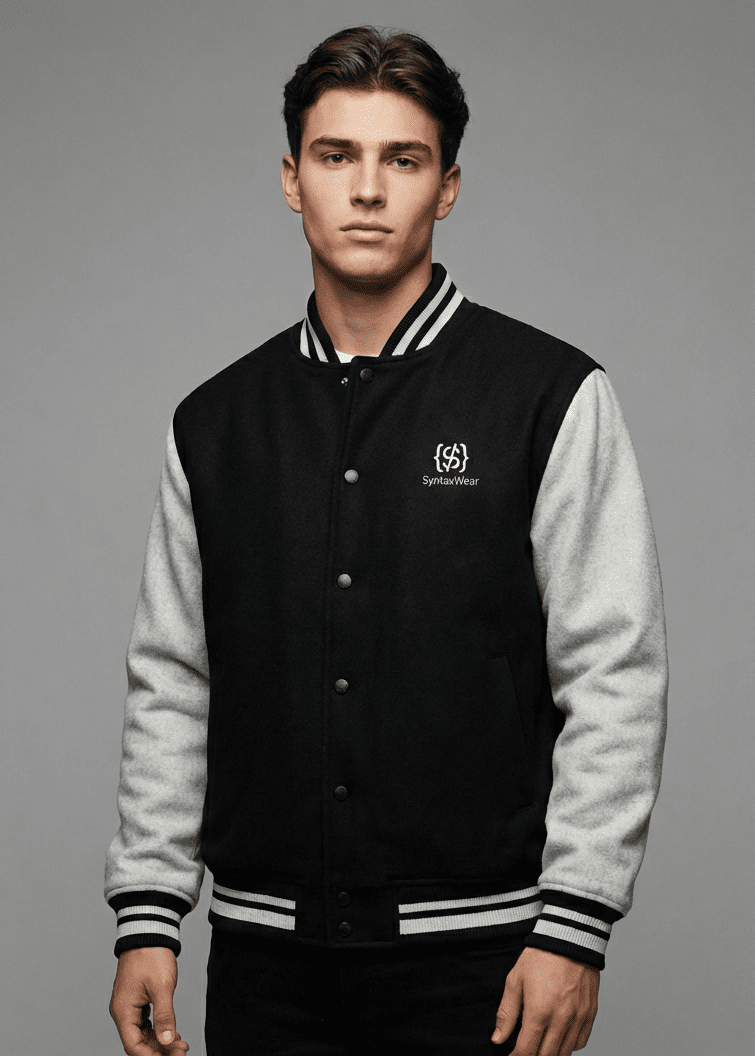 SyntaXwear Unisex Varsity Jacket - SyntaXwear