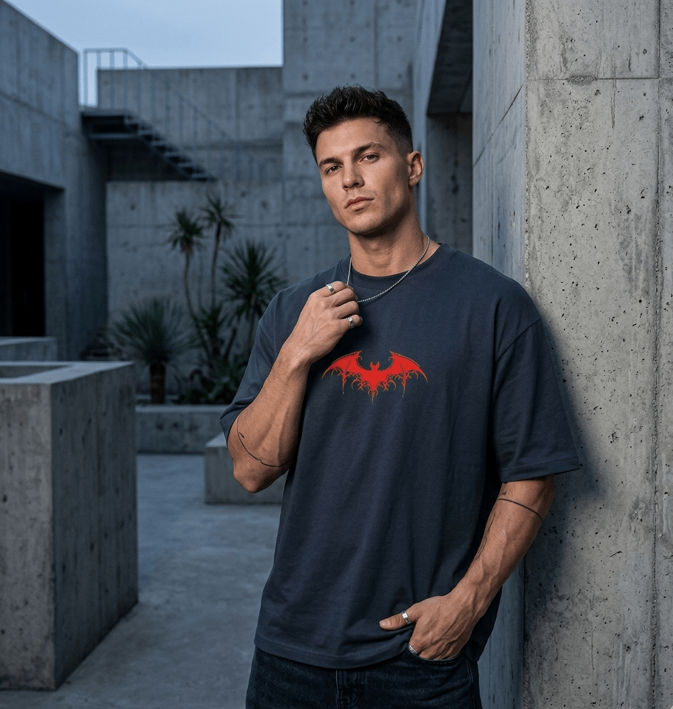The Batman Oversized T-Shirt - SyntaXwear
