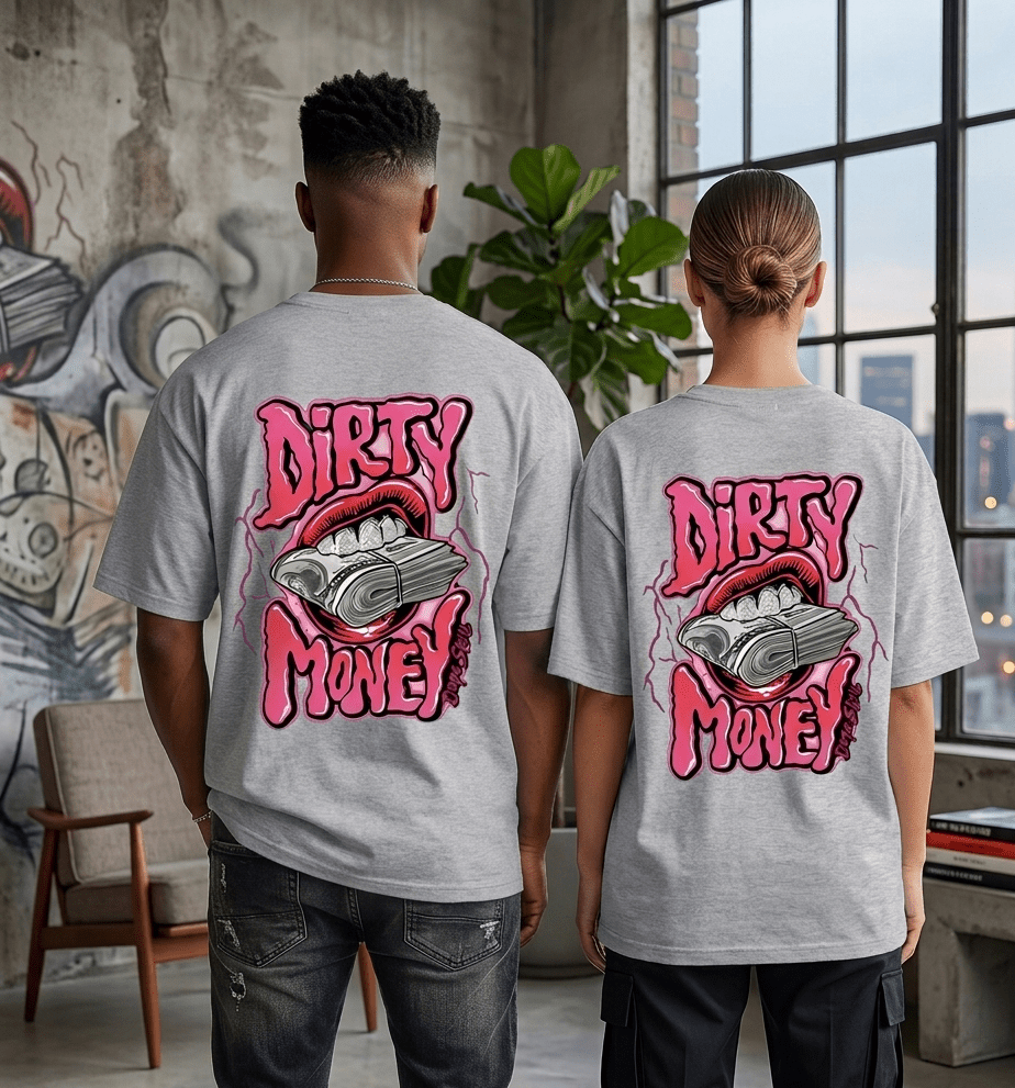 The "Dirty Money" Oversized Unisex Tee - SyntaXwear