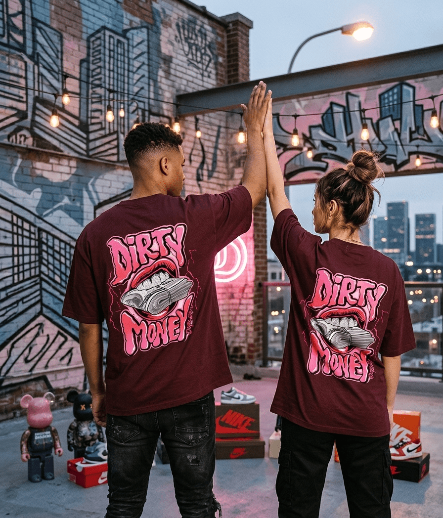 The "Dirty Money" Oversized Unisex Tee - SyntaXwear