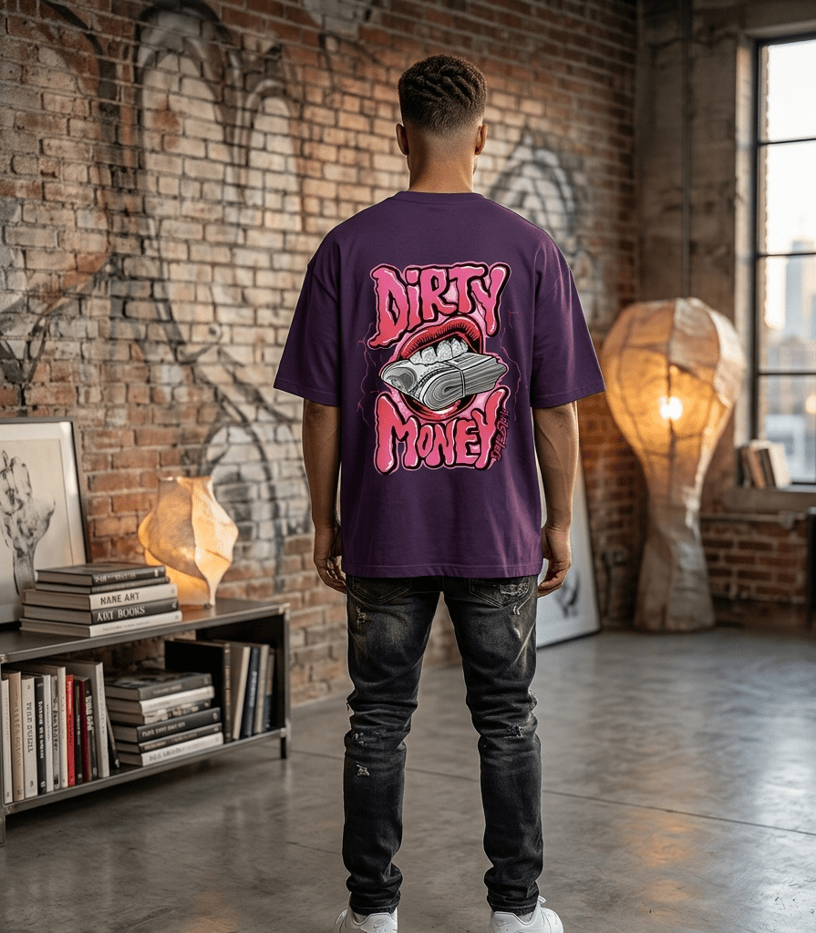 The "Dirty Money" Oversized Unisex Tee - SyntaXwear