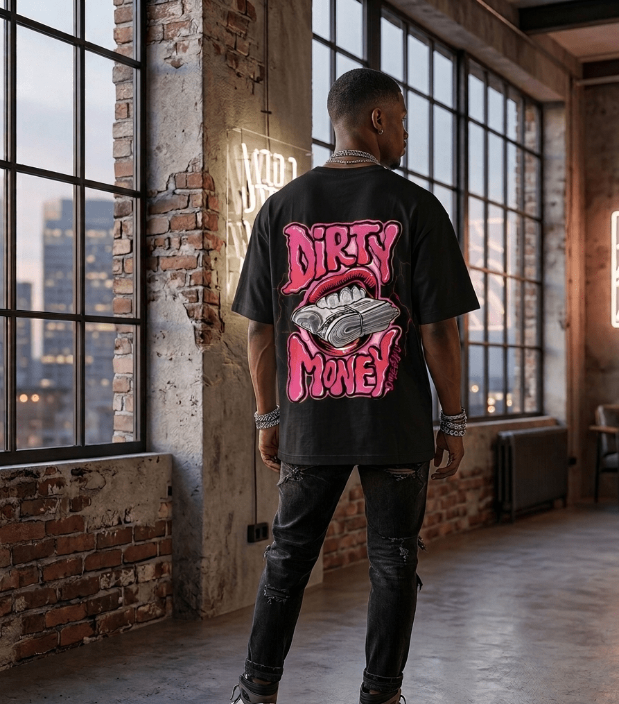 The "Dirty Money" Oversized Unisex Tee - SyntaXwear