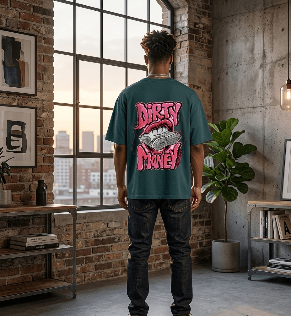 The "Dirty Money" Oversized Unisex Tee - SyntaXwear