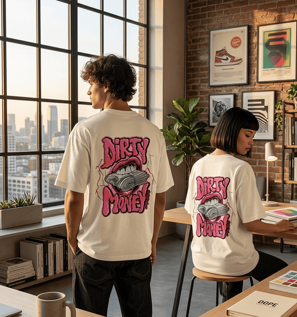 The "Dirty Money" Oversized Unisex Tee - SyntaXwear